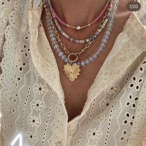 Erin McDermott White Gemstone Necklace $36